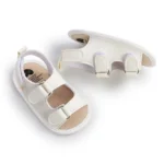 kf S179ca2513b734031a3b1f660be2879503 New Baby Sandals Baby Shoes Baby Boy Girl Sandals PU Soft Bottom Sole Anti Slip Infant