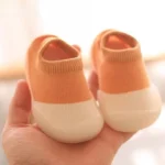 kf S2ce9b73835d749a0856abcb373bf54f6m Baby Socks Shoes Infant Color Matching Cute Kids Boys Shoes Doll Soft Soled Child Floor Sneaker