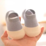 kf S78af8d100aaa4b00b436c4c99e8ed6b8Y Baby Socks Shoes Infant Color Matching Cute Kids Boys Shoes Doll Soft Soled Child Floor Sneaker