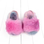 kf Sd9374db94c1f4fafa3009faf5828f0fbN Jlong Autumn Plush Slide Sandal Baby Girls Heart Soft Sole Sandals Infant Toddler Princess Non slip