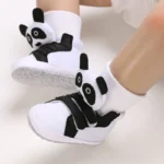 kf Se183b99e585b439da540dd1f1e41c30f8 Classic Baby Shoe Boy Girl Baby Cute Animal Face Casual Flat Sneaker First Baby Ankle Boot