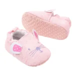 kf H4939f021f97a4ac999b3d97a29d6de617 Newborn Baby Boys Girls Slippers Soft Sole Non Skid Crib House Shoes Cute Animal Winter Warm