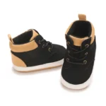 kf S499e44cd3d314c309c8b75e581664aa8U High Top New 0 18M Baby And Children s Shoes Fashionable And Sporty PU Soft Rubber