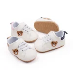 kf S8581db060f894e95aaf823f48ae3b021s Baby Shoes Cute Bear Sneaker Spring and Autumn Style High Quality PU and TPR Sole Anti