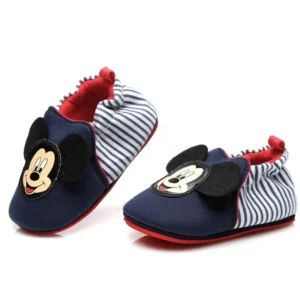 kf S88a21960b1bd431aa53d35dbc92fe557k Disney Baby Boys Girls Casual Shoes for 0 36Month Ctue Minnie Mickey Cartoon Children s Shoes