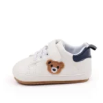 kf Sd57aa698f98c4b839f16d9ec7596c1a20 Baby Shoes Cute Bear Sneaker Spring and Autumn Style High Quality PU and TPR Sole Anti